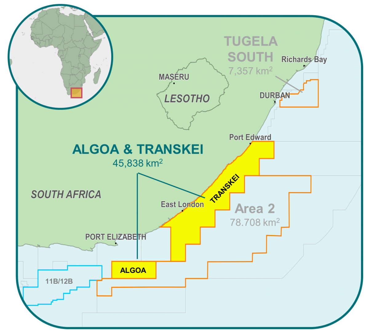 South Africa Algoa & Transkei Impact Oil & Gas
